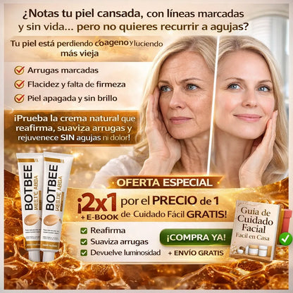 🔥 Crema Botox de Veneno de Abeja 2x1 + E-book GRATIS 🚚 Envío Gratis HOY