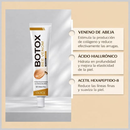 🔥 Crema Botox de Veneno de Abeja 2x1 + E-book GRATIS 🚚 Envío Gratis HOY