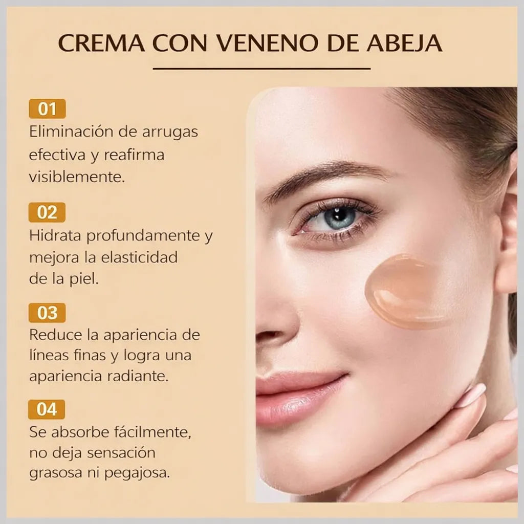 🔥 Crema Botox de Veneno de Abeja 2x1 + E-book GRATIS 🚚 Envío Gratis HOY