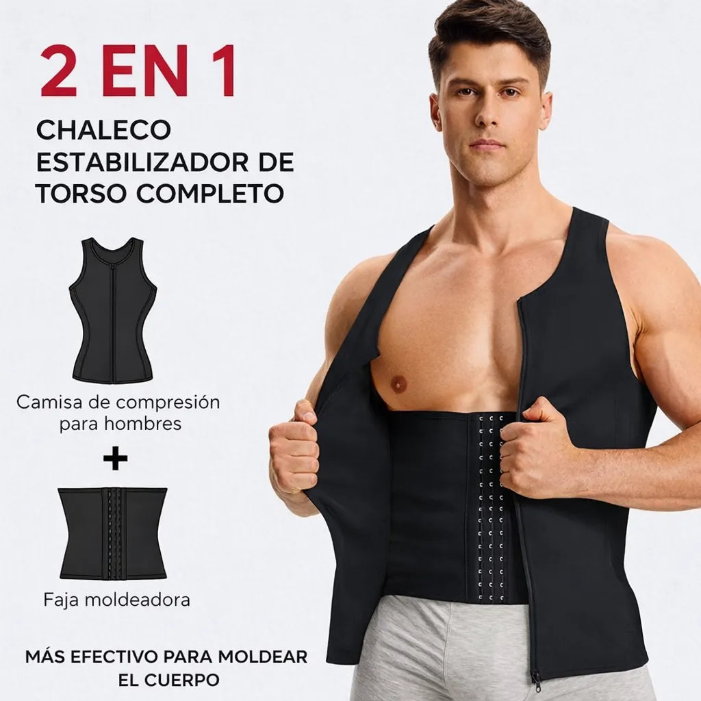🔥 Chaleco Control Abdomen PowerShape 2 en 1 + Envío Gratis 🚚