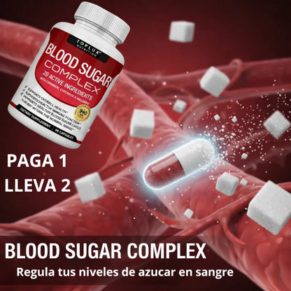 Blood Sugar Complex X2 🔥 Control Total de tu Azúcar ⚡ + Envío GRATIS 🚚