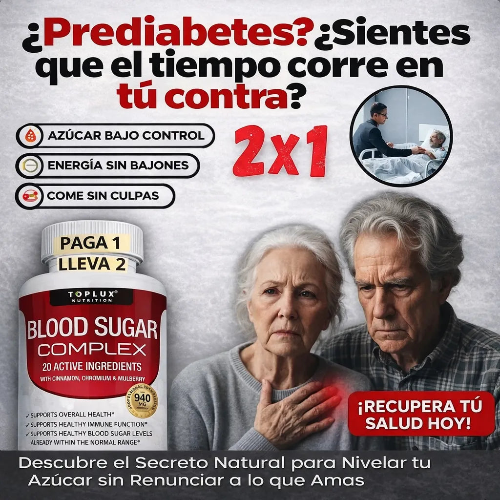 Blood Sugar Complex X2 🔥 Control Total de tu Azúcar ⚡ + Envío GRATIS 🚚