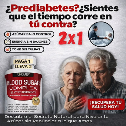 Blood Sugar Complex X2 🔥 Control Total de tu Azúcar ⚡ + Envío GRATIS 🚚