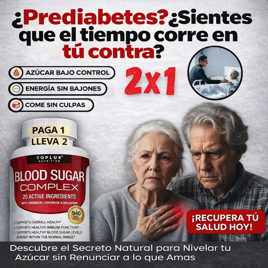 Blood Sugar Complex X2 🔥 Control Total de tu Azúcar ⚡ + Envío GRATIS 🚚