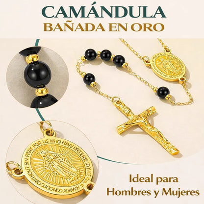 ✨ CAMÁNDULA BAÑO EN ORO 🙏 Llévate ARETES DE REGALO 🚚 ENVÍO GRATIS