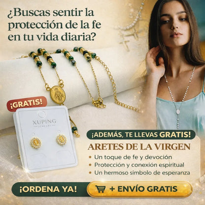 ✨ CAMÁNDULA BAÑO EN ORO 🙏 Llévate ARETES DE REGALO 🚚 ENVÍO GRATIS