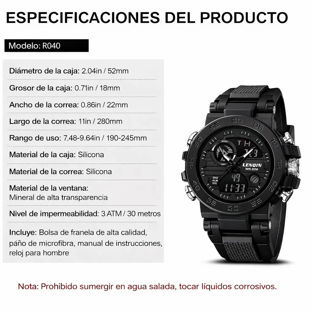 💎⌚ Reloj Sanda 739 Edición Premium — Diseño Militar + 💧 Resistente al Agua + 🚚 Envío GRATIS