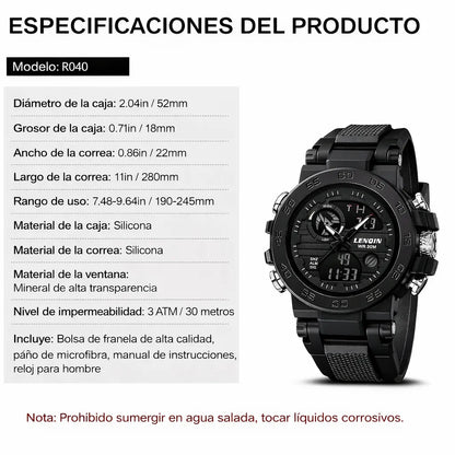 💎⌚ Reloj Sanda 739 Edición Premium — Diseño Militar + 💧 Resistente al Agua + 🚚 Envío GRATIS