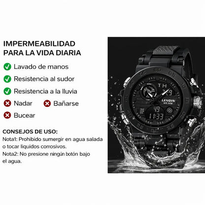 💎⌚ Reloj Sanda 739 Edición Premium — Diseño Militar + 💧 Resistente al Agua + 🚚 Envío GRATIS