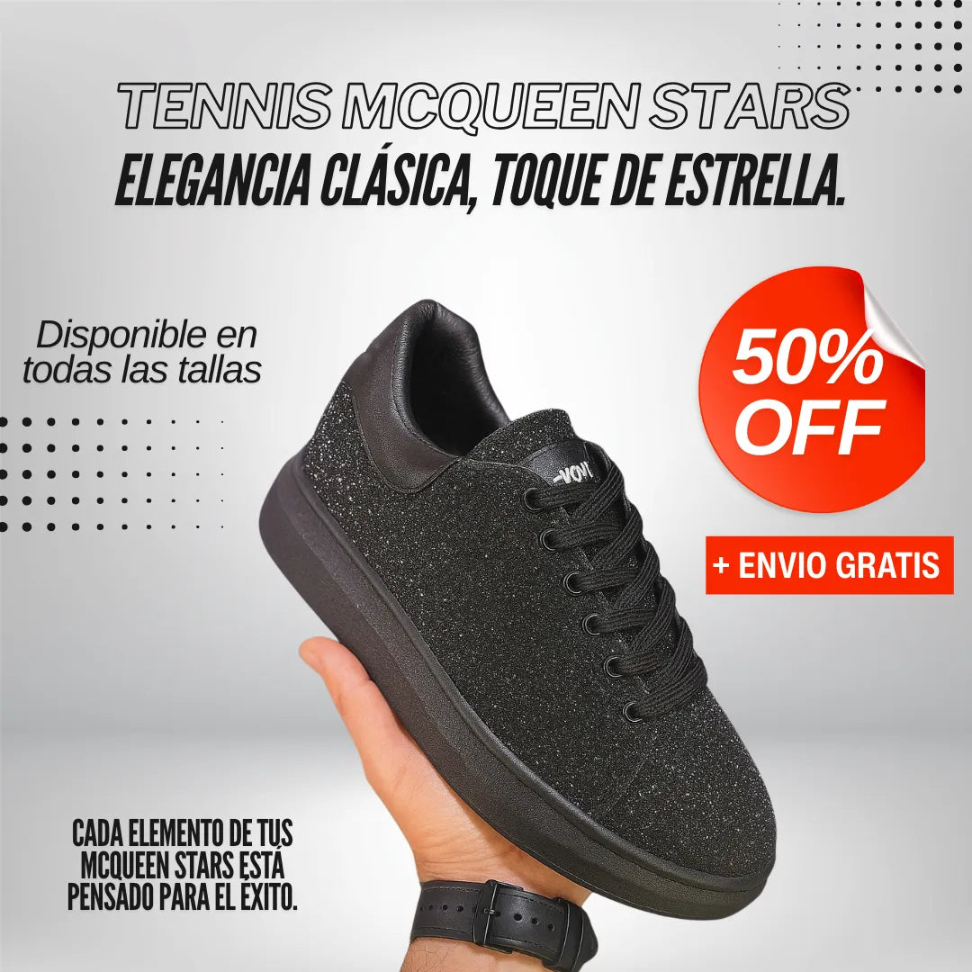 👑 Tennis McQueen Stars: Calzado UNISEX que Marca Tendencia. ¡Tu Próximo Par Favorito está Aquí! 🔥 50% OFF con Envío Gratis.