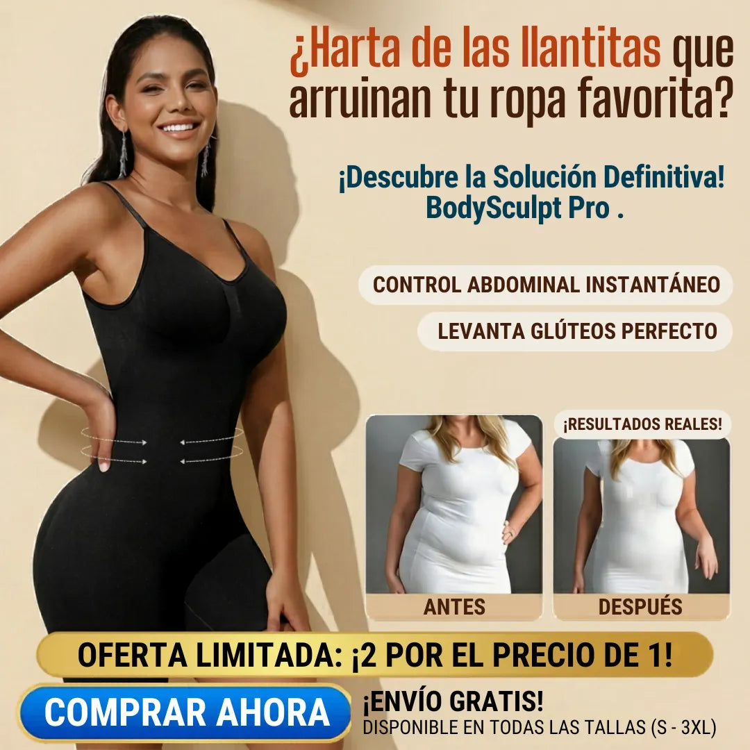 🔥 ¡OFERTA FLASH! Luce una Figura de Reloj de Arena ⏳ BodySculpt Pro 2x1 + Envío Gratis 🚚