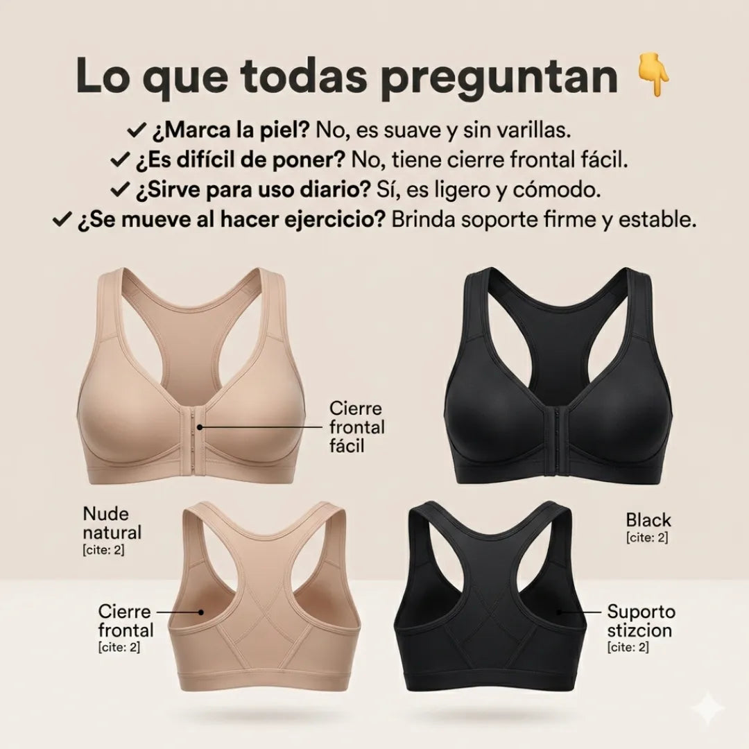 👙 Brasier Corrector de Postura & Levanta Busto ✨ Soporte Total + Envío Gratis 🚚