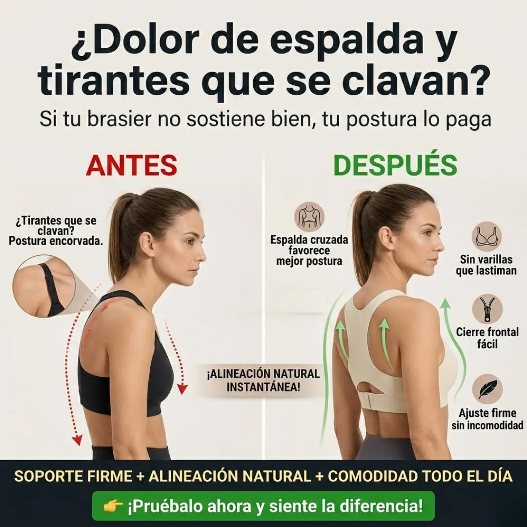 👙 Brasier Corrector de Postura & Levanta Busto ✨ Soporte Total + Envío Gratis 🚚