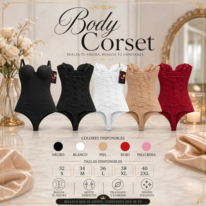 Body Corsett 360° ✨ Moldea, Realza y Estiliza en una sola prenda + envio gratis 🔥