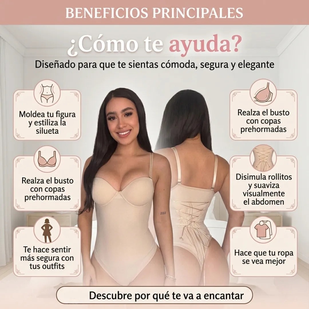 Body Corsett 360° ✨ Moldea, Realza y Estiliza en una sola prenda + envio gratis 🔥