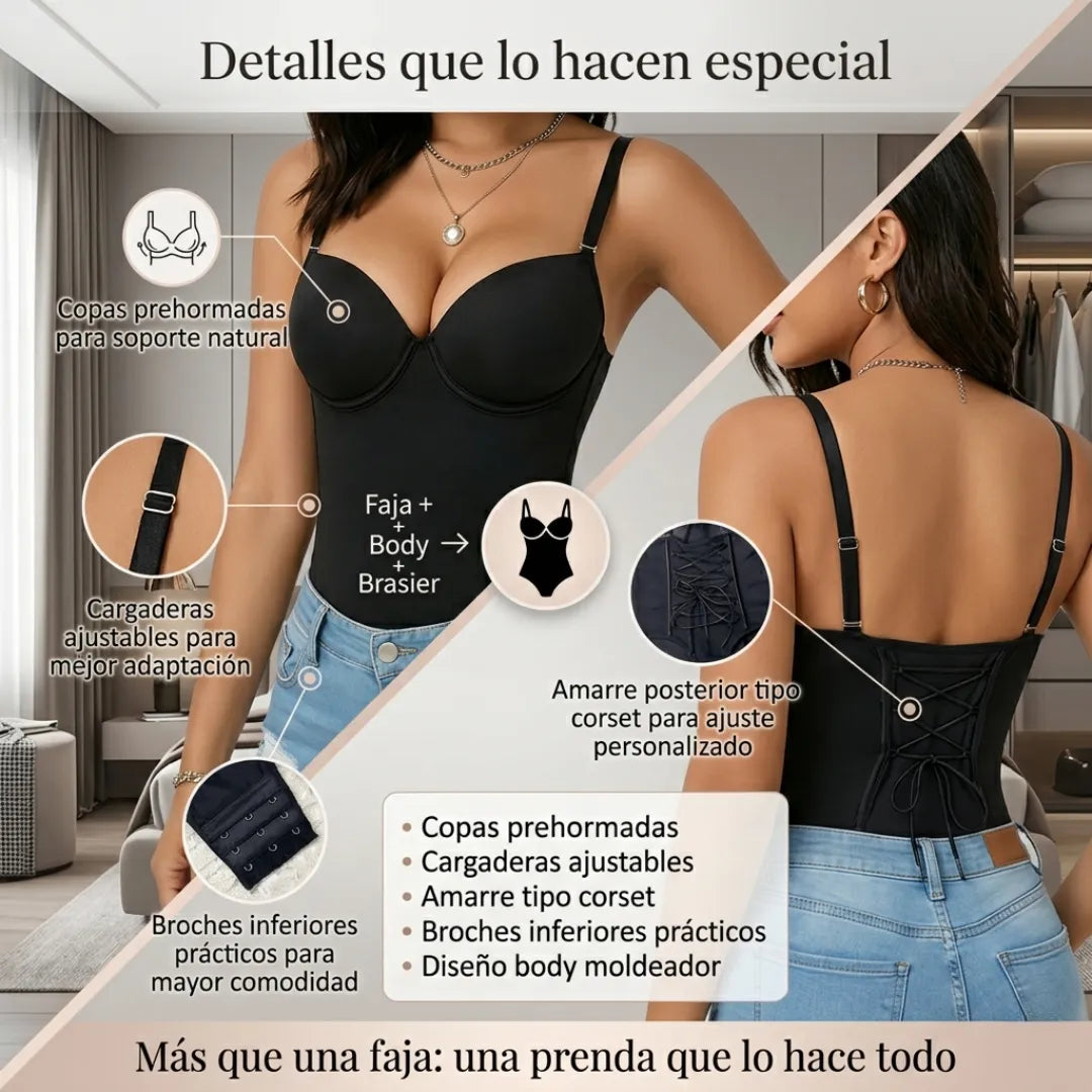 Body Corsett 360° ✨ Moldea, Realza y Estiliza en una sola prenda + envio gratis 🔥