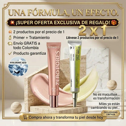 🎁 Llévate 2 en 1: Piel Lisa al Instante + Tratamiento Anti-Edad ✨ Combo Zero Pores + Retinal Shot (Envío GRATIS)