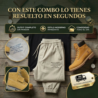 🚨 OFERTA 2x1 SOLO POR HOY 🔥 👟 Botas + 👖 Jogger en un solo combo 💥 Paga menos, viste mejor + 🚚 Envío GRATIS