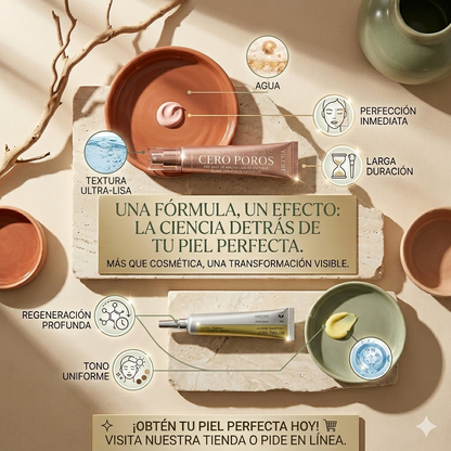 🎁 Llévate 2 en 1: Piel Lisa al Instante + Tratamiento Anti-Edad ✨ Combo Zero Pores + Retinal Shot (Envío GRATIS)