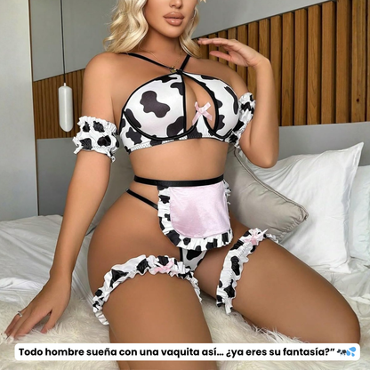 Prepárate para que te pida más 🐄😈 Set Vaquita Sexy + Lubricante de regalo + Guía para reconectar la pasión 💑 ¡Totalmente gratis!