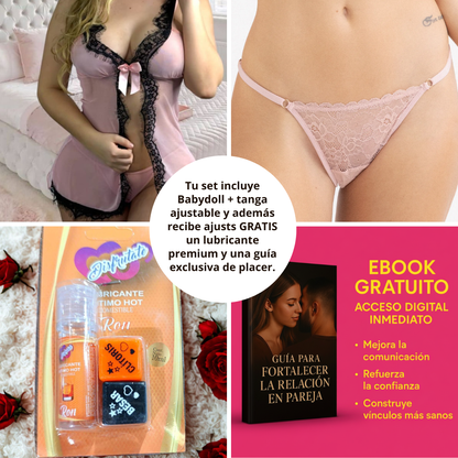 RIO 😏 Nuestra Nueva Lencería Brasileña: babydoll + tanga + lubricante + guía para reconectar con tu pareja 🔥