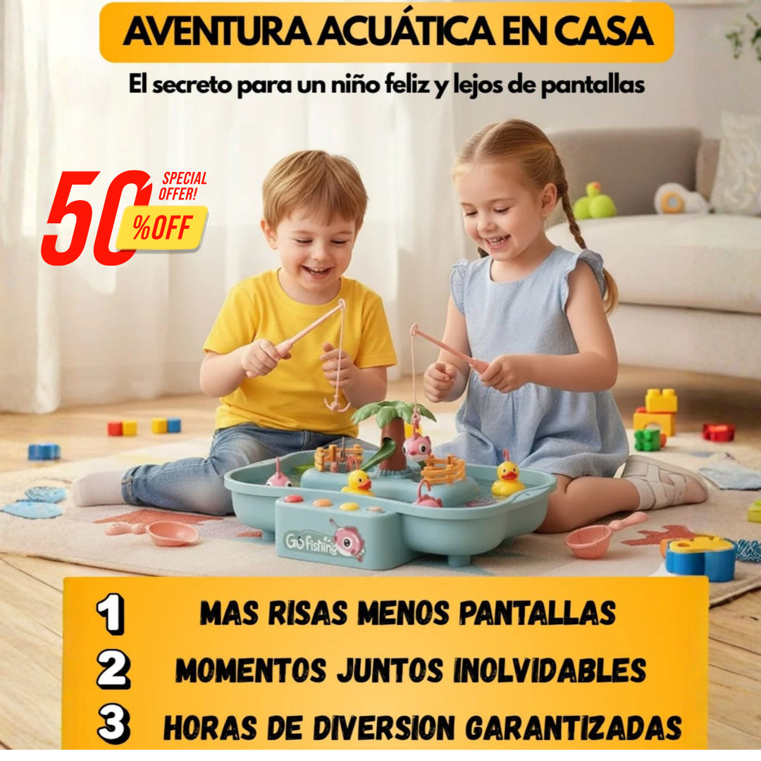 🔥 ¡PAGA LA MITAD! Llévate AquaPlay™ Pesca Mágica con 🎁50% de Descuento💦
