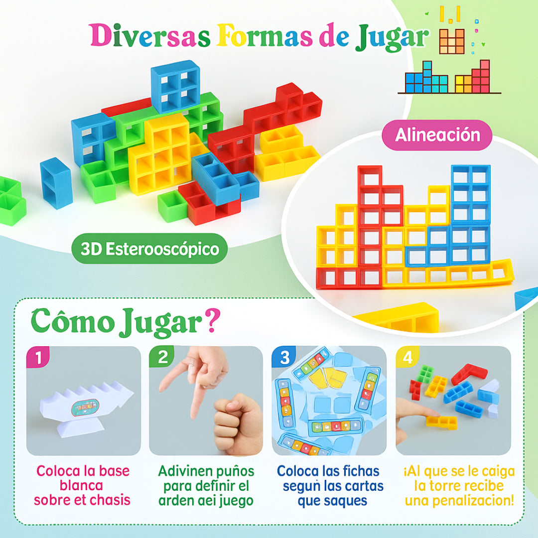 💥 ¡REGALO DOBLE Y 50% DTO! Consigue tu Torre Tetra a la Mitad de Precio 🔥 y Llévate la Tableta Mágica + Marcadores GRATIS.