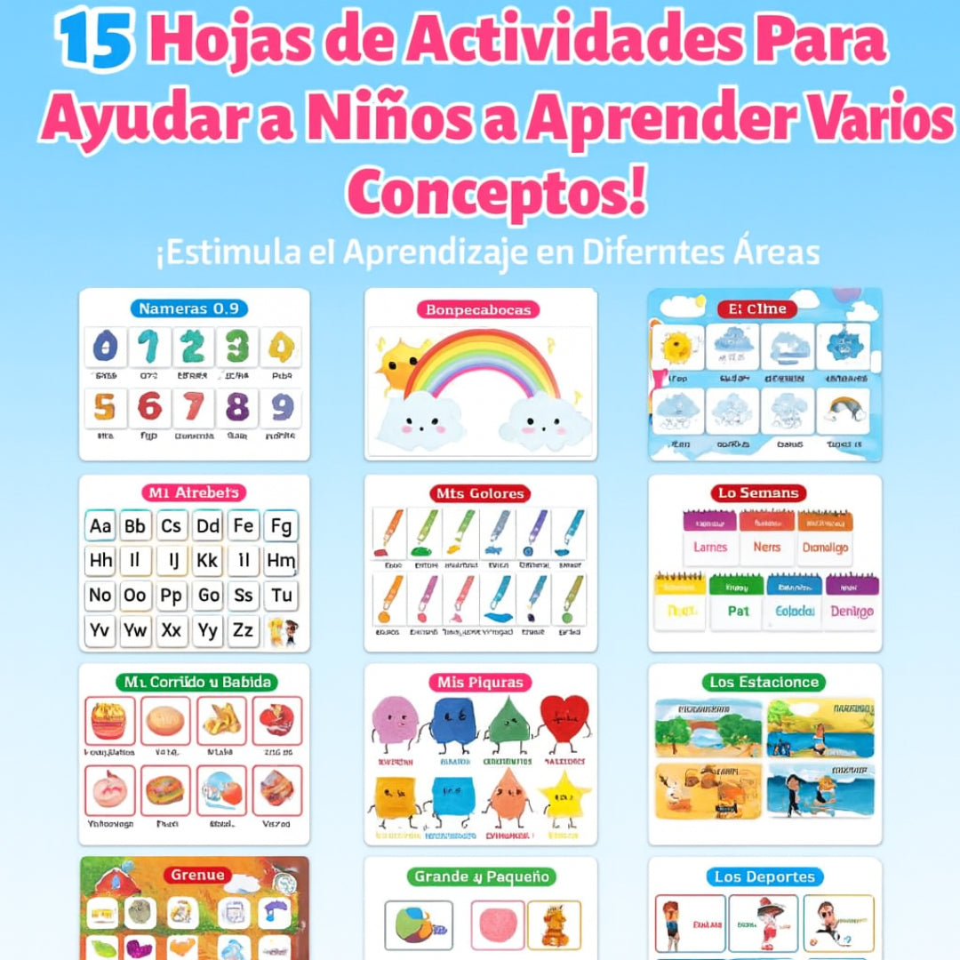 🔥 Descuento Épico del 50%: 📚 Kit 4 en 1 para un Aprendizaje Acelerado+ Lapiceros + Repuestos + 🎁 ¡REGALO libro Montessori!