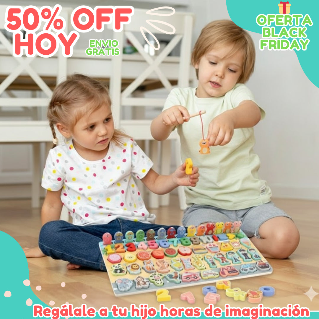 ¡BLACK FRIDAY 50% OFF! 🚀 Explorer Tablero de Aprendizaje Completo: Desarrolla 7 Habilidades con Mitad de Precio.