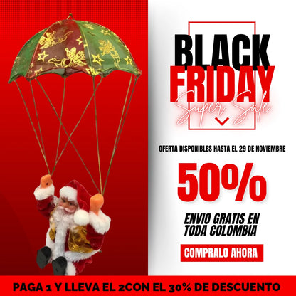🎅 Papá Noel Giratorio 360° – Mitad de Precio SOLO POR HOY 🎁