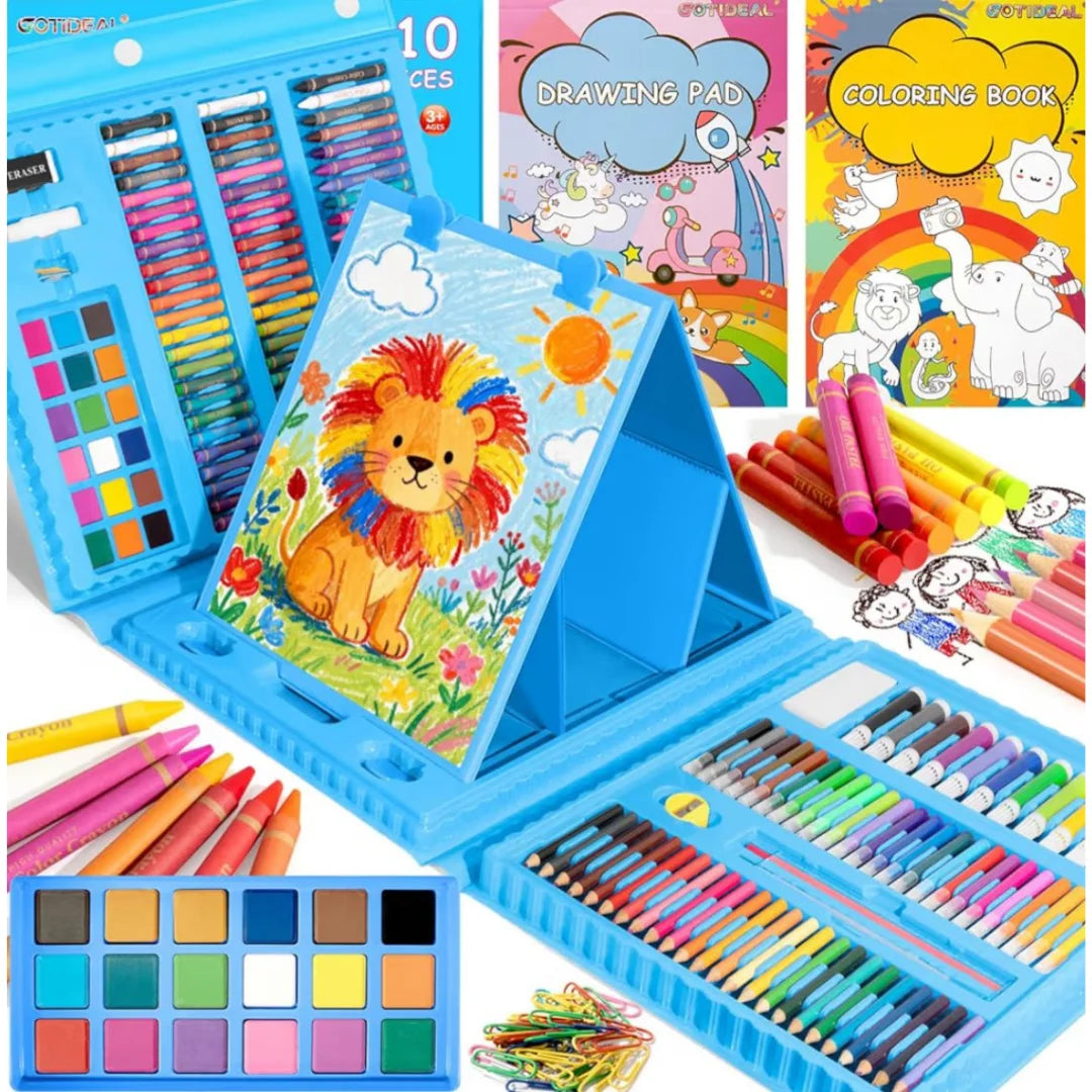🚀 DESPEGA SU IMAGINACIÓN: Kit Gigante 208 Piezas + Envío GRATIS (Lapiceros, Colores, Acuarelas)🎨 ¡Hoy a Mitad de Precio!