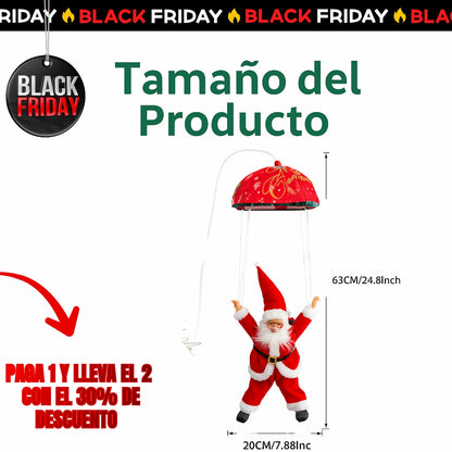 🎅 Papá Noel Giratorio 360° – Mitad de Precio SOLO POR HOY 🎁