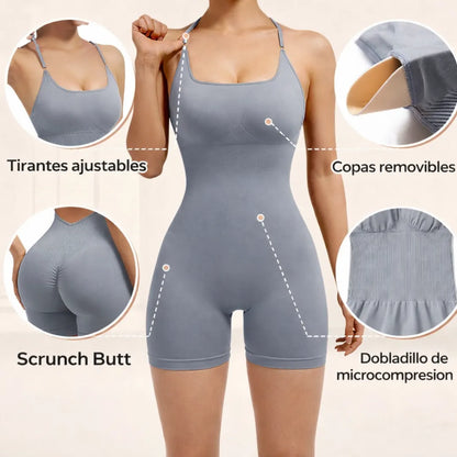 🔥 Realza tu Figura Hoy 💖 Enterizo Push Up + GRATIS Crema Reafirmante de REGALO 🎁