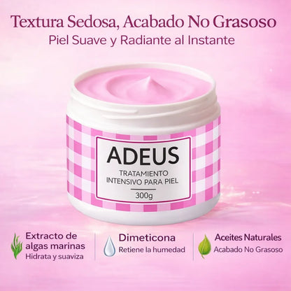 Crema Brasileña ADEUS 💖 Cuida tu piel todos los días y recibe GRATIS el e-book 📘 El milagro metabólico