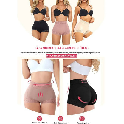 🔥 OFERTA RELÁMPAGO 2x1: Panty Levanta Cola y Control Abdomen.🩱 ¡Lleva DOS y PAGA UNO para una Silueta Totalmente Lisa!