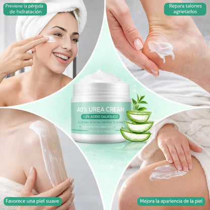 ✨ Crema Urea 40% para Piel Seca 💧 Rutina Completa de Cuidado 🎁 + Protector Solar Coreano en Barra GRATIS ☀️