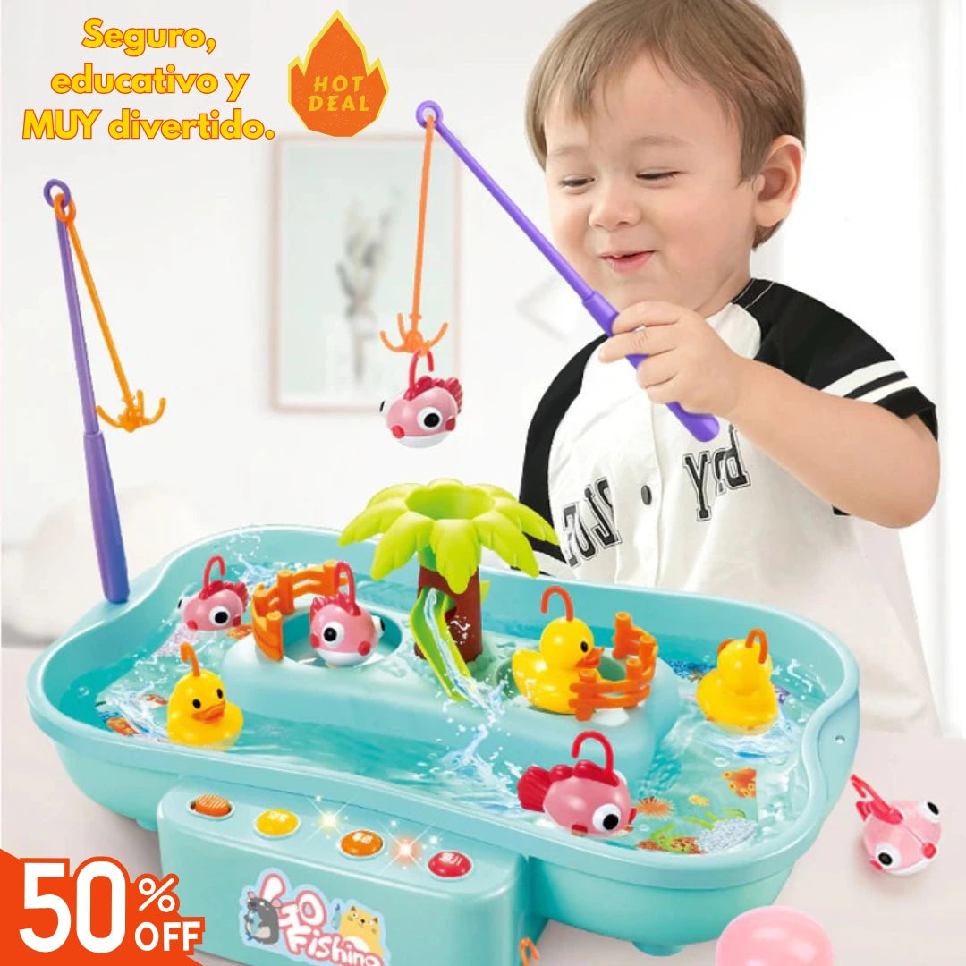 🔥 ¡PAGA LA MITAD! Llévate AquaPlay™ Pesca Mágica con 🎁50% de Descuento💦