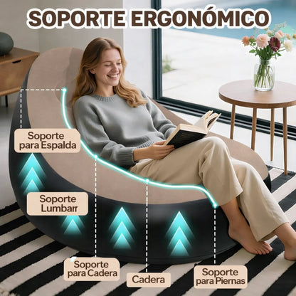 🔥 Sofá InflablePLUS  Diseñado para Cualquier Lugar - El Sofá que Resuelve  Todo 👉 + Envío Gratis