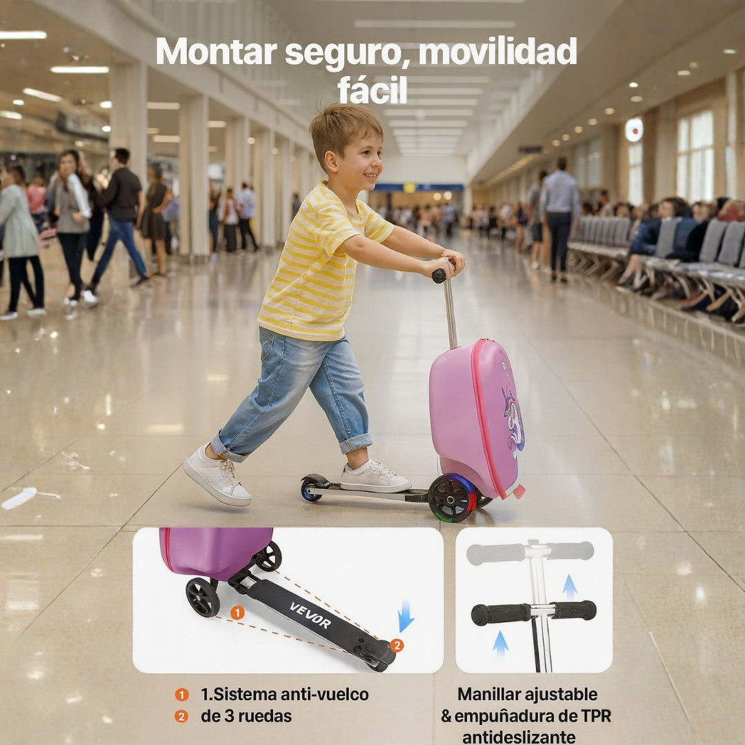 🛴🎒 Patinete Scooter con Maleta Infantil: El Compañero Ideal para Cada Día + 🚚 ENVÍO GRATIS