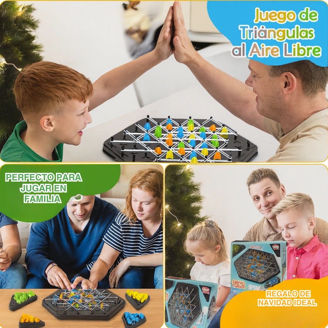 🎄 El Juego Familiar Más Vendido de esta Navidad – Regalo Perfecto para Niños y Adultos - Triángulo Inteligente™ con 50% OFF por Tiempo Limitado