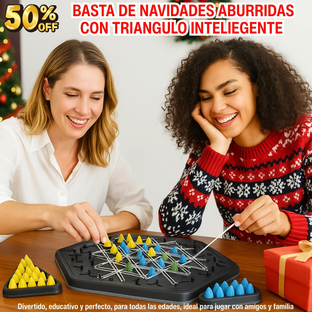 🎄 El Juego Familiar Más Vendido de esta Navidad – Regalo Perfecto para Niños y Adultos - Triángulo Inteligente™ con 50% OFF por Tiempo Limitado