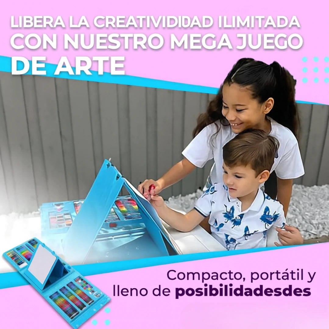 🚀 DESPEGA SU IMAGINACIÓN: Kit Gigante 208 Piezas + Envío GRATIS (Lapiceros, Colores, Acuarelas)🎨 ¡Hoy a Mitad de Precio!