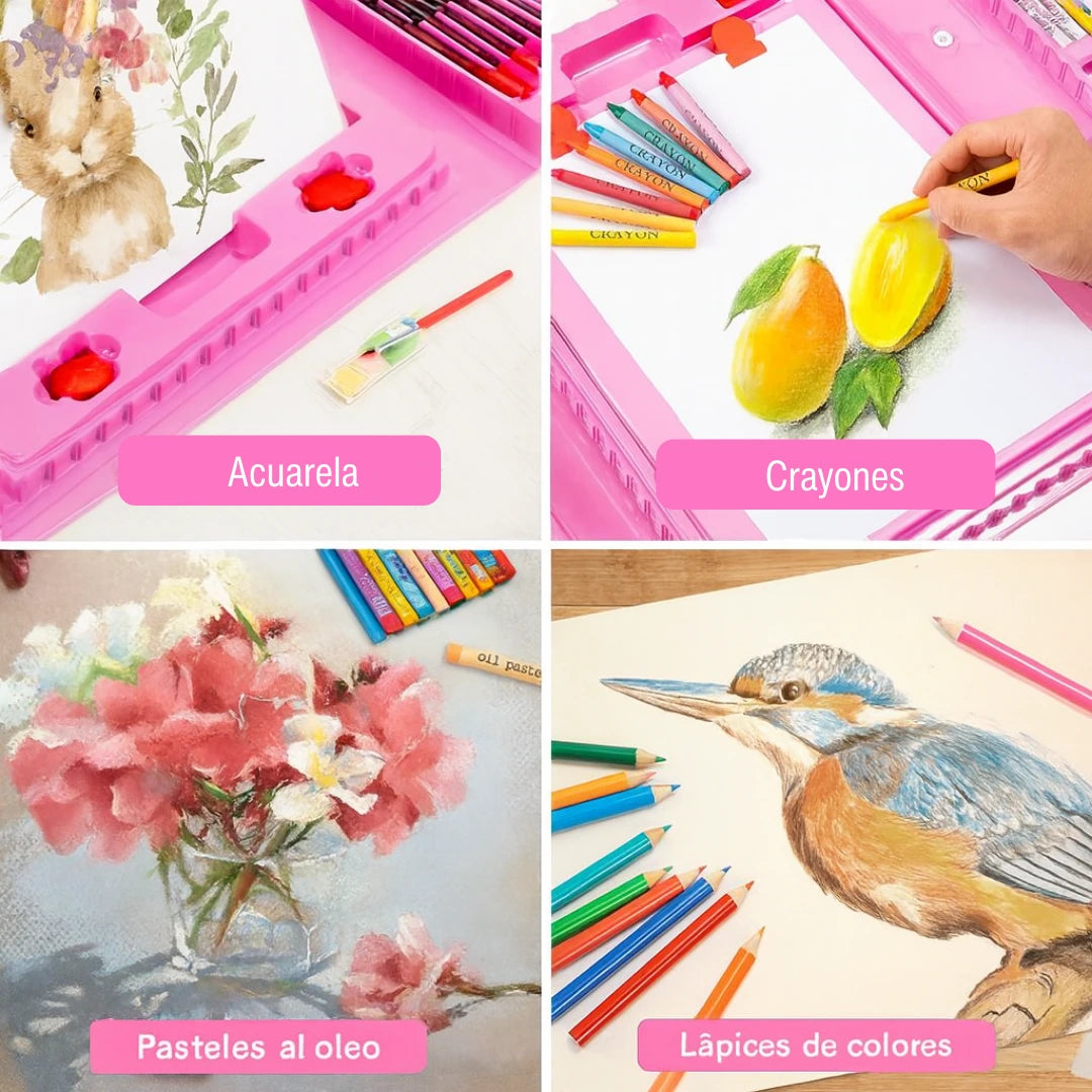 🚀 DESPEGA SU IMAGINACIÓN: Kit Gigante 208 Piezas + Envío GRATIS (Lapiceros, Colores, Acuarelas)🎨 ¡Hoy a Mitad de Precio!