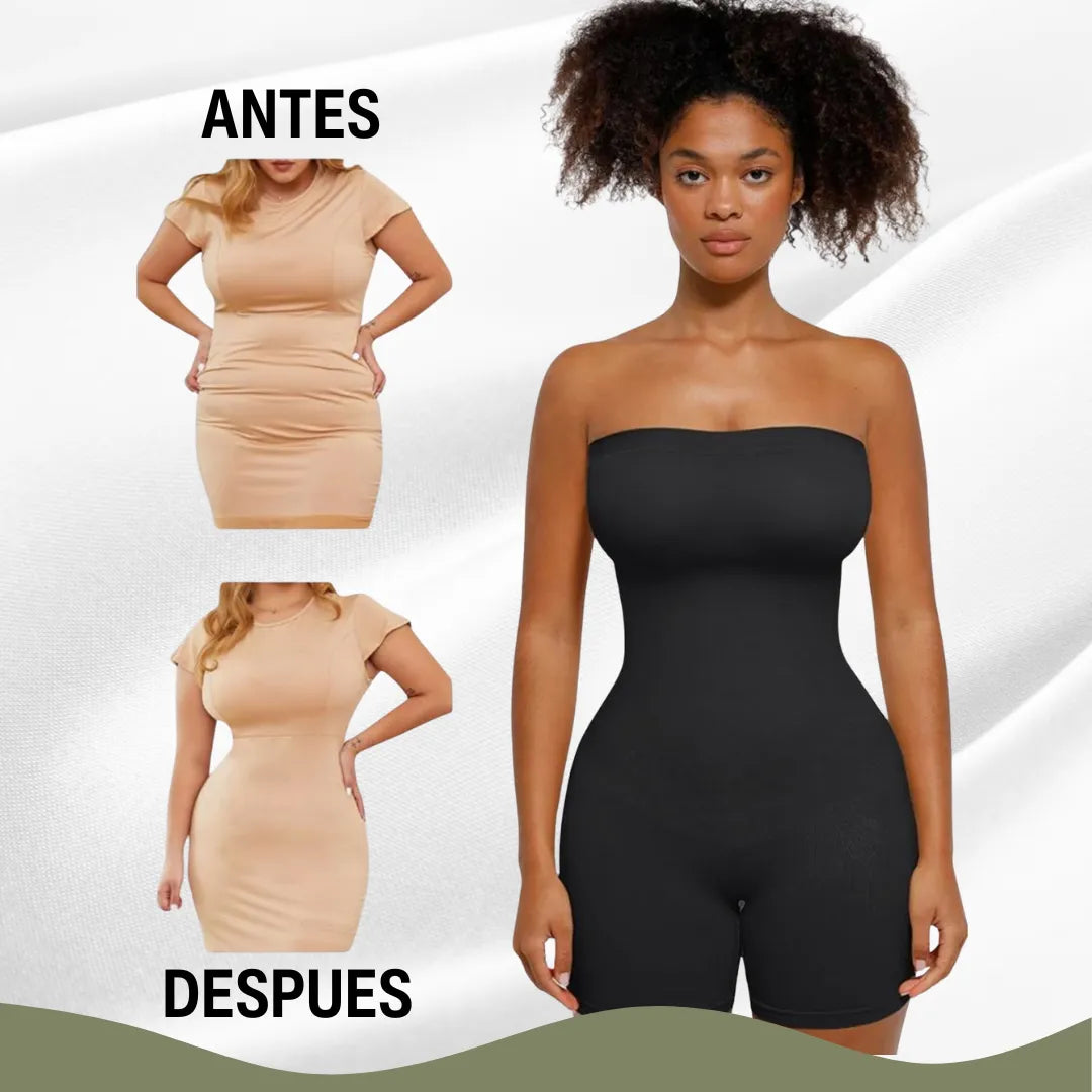🏆 LA FAJA MÁS VENDIDA: Faja Strapless Control Total. 💃 Realza tus curvas sin marcas ni tirantes. ¡Dile adiós a lo que no te gusta! 👌
