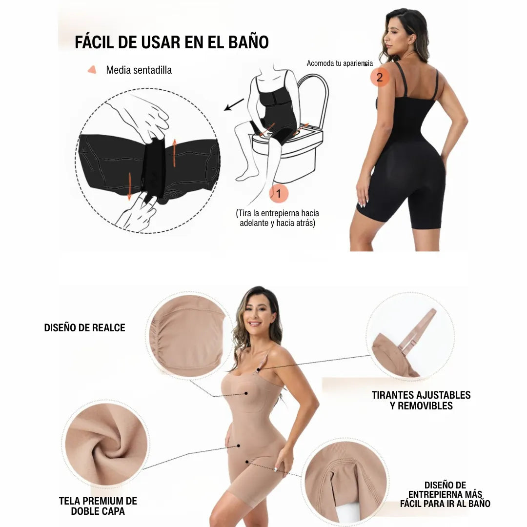 🏆 LA FAJA MÁS VENDIDA: Faja Strapless Control Total. 💃 Realza tus curvas sin marcas ni tirantes. ¡Dile adiós a lo que no te gusta! 👌