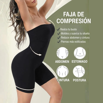 🏆 LA FAJA MÁS VENDIDA: Faja Strapless Control Total. 💃 Realza tus curvas sin marcas ni tirantes. ¡Dile adiós a lo que no te gusta! 👌