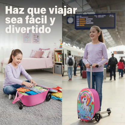 🛴🎒 Patinete Scooter con Maleta Infantil: El Compañero Ideal para Cada Día + 🚚 ENVÍO GRATIS