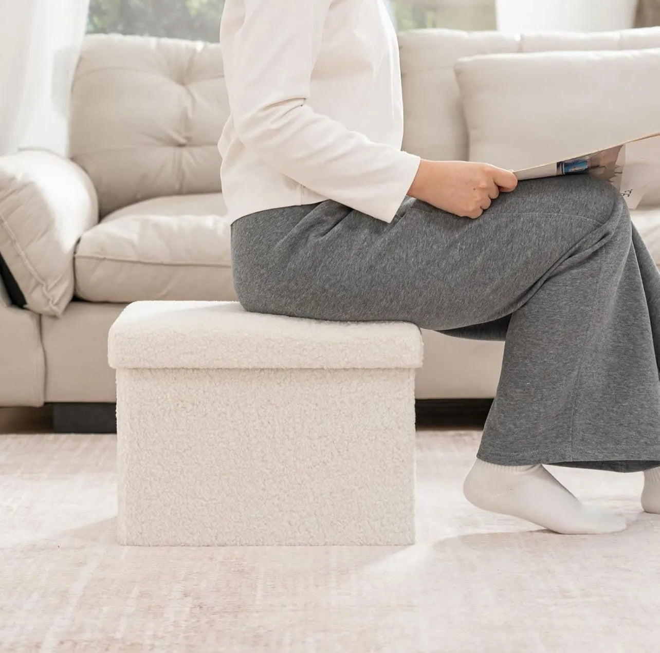 🏡 Puff Baúl Multiusos: Orden, Estilo y Comodidad + Envío Gratis 🚚